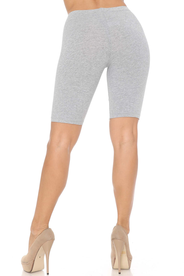 USA Basic Cotton Bermuda Thigh Shorts