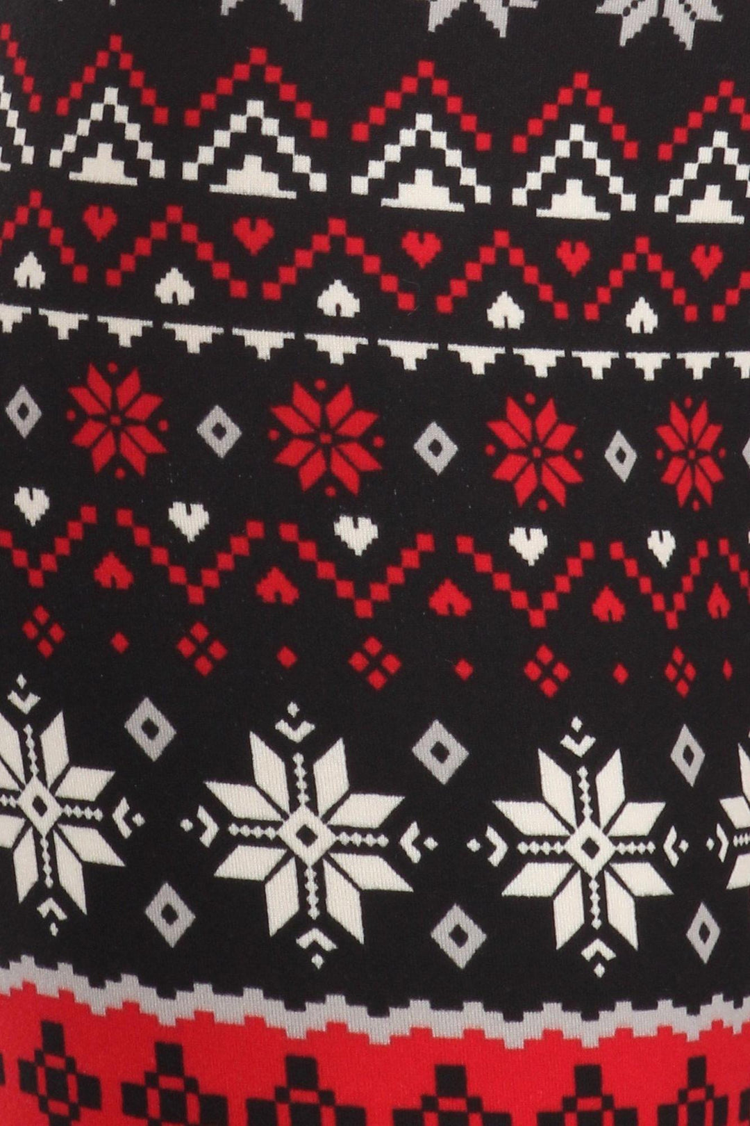Soft Fleece Snowflake Blizzard Holiday Leggings