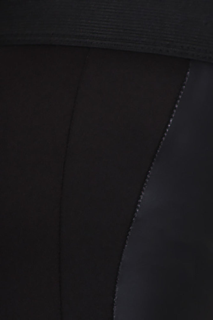 Karma Split Faux Leather Leggings