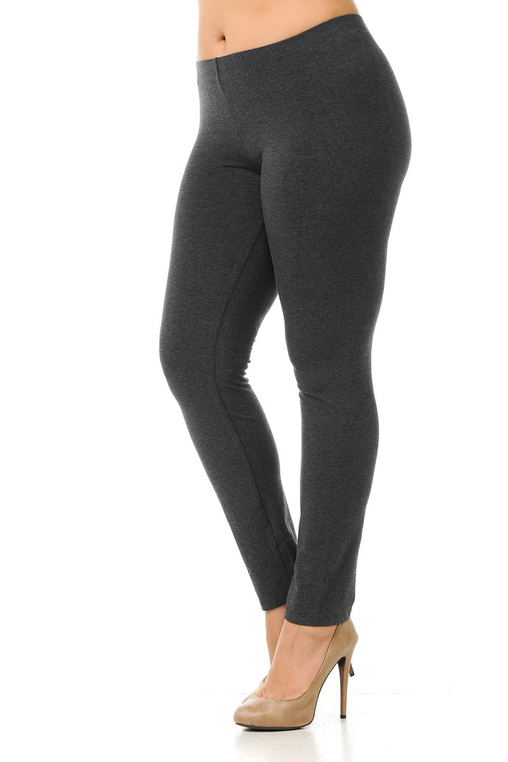 USA Cotton Full Length Plus Size Leggings