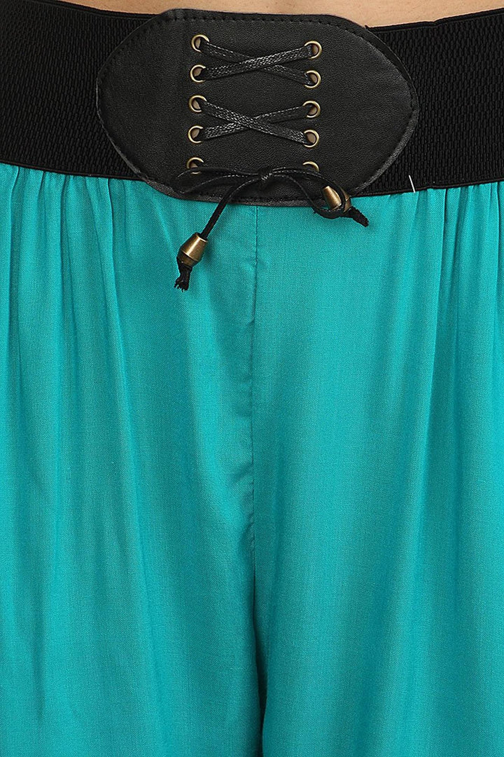 Easy Casual Belted Harem Loose Fit Leggings