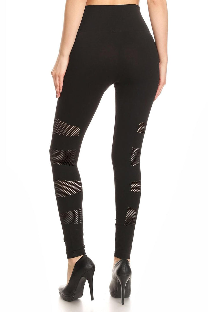 Premium Multi Patch Mesh Sport Leggings