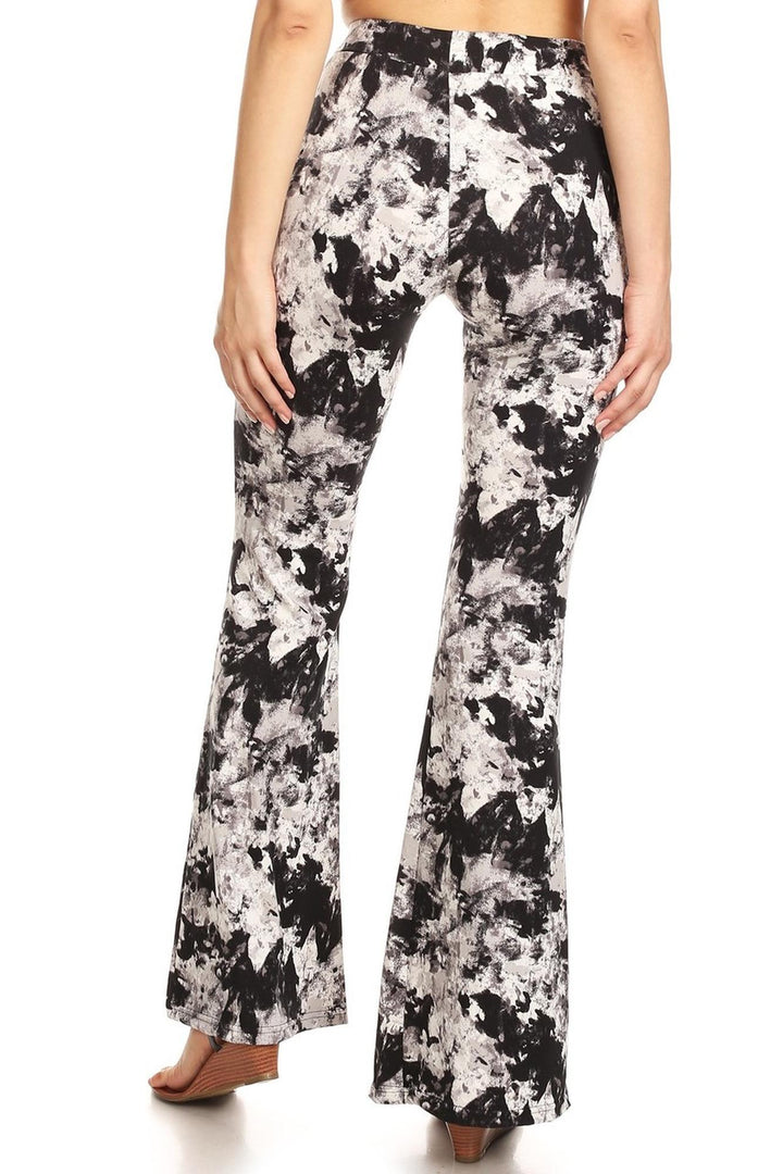 Buttery Soft Monochrome Blended Bell Bottom Leggings