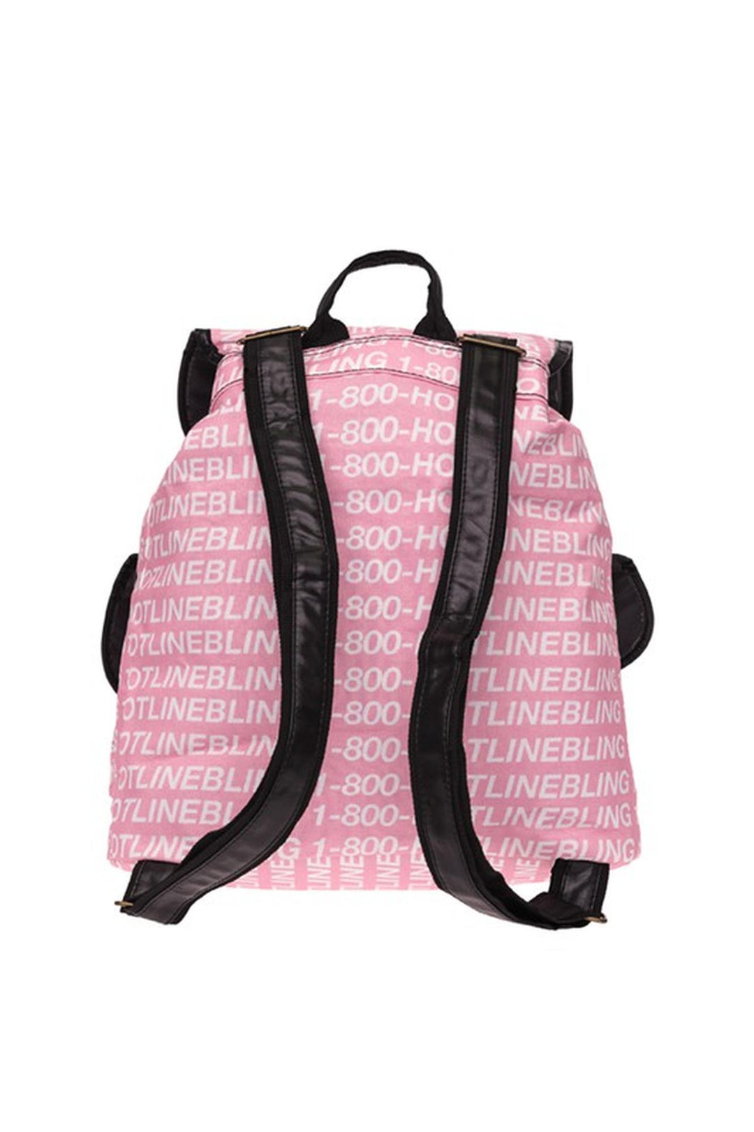 Hotline Bling Graphic Print Buckle Flap Backpack
