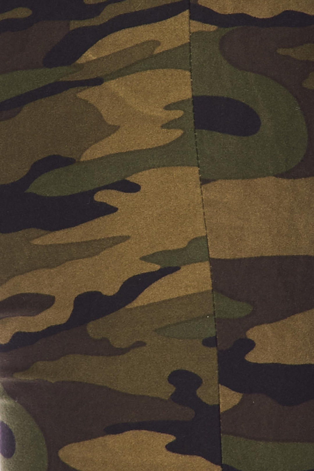 Buttery Soft Green Camouflage Bell Bottom Leggings