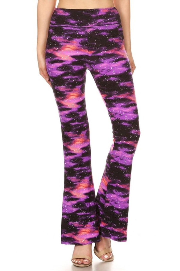 Buttery Soft Purple Mist Bell Bottom Leggings