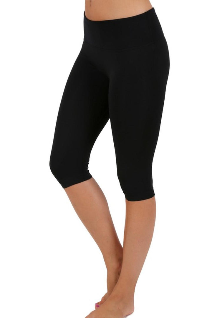 Contrast Basic Women's Workout Capri