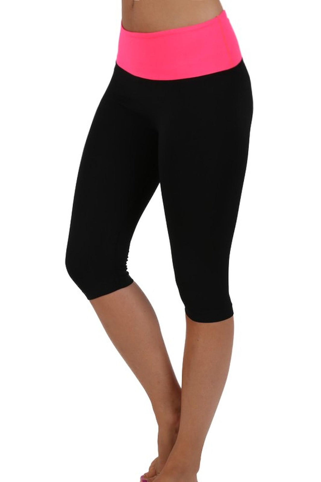 Contrast Basic Women's Workout Capri