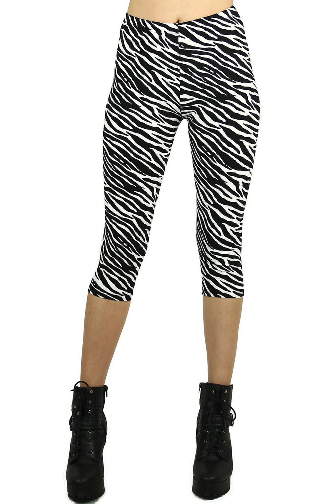 Buttery Smooth Zebra Print Capris