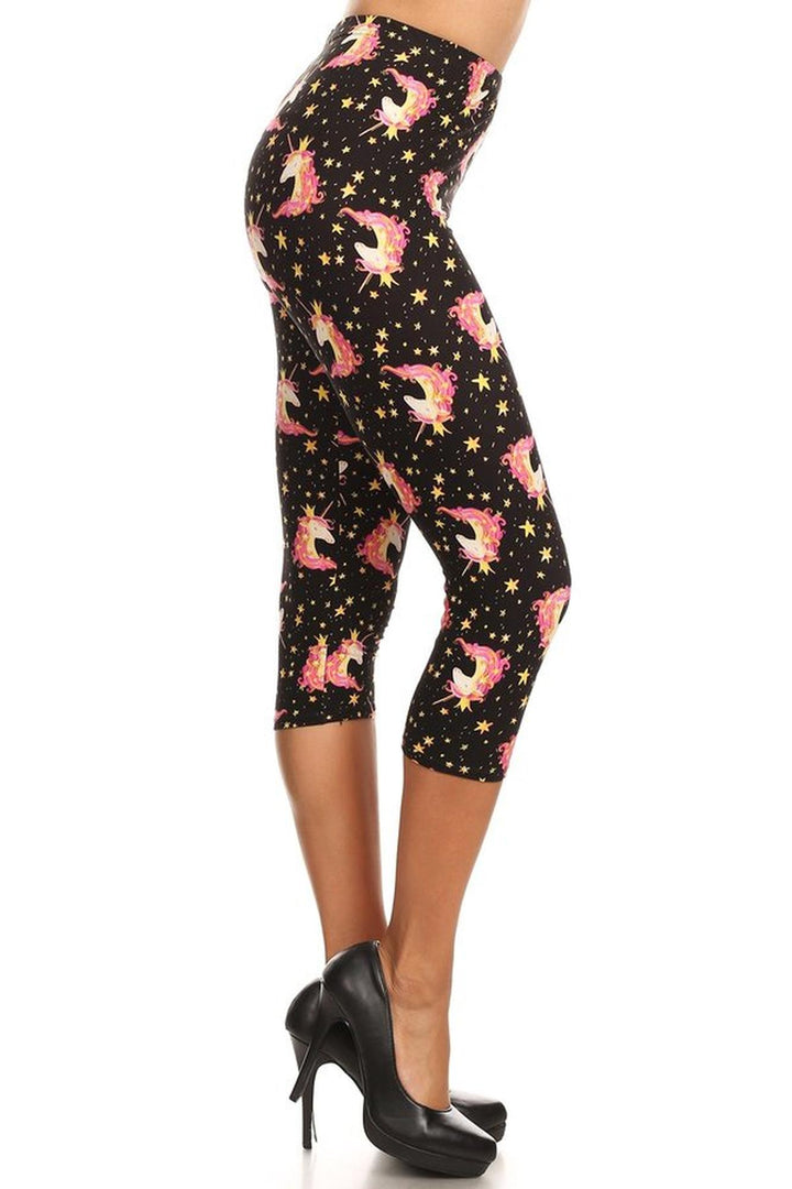 Buttery Smooth Twinkle Unicorn Capris