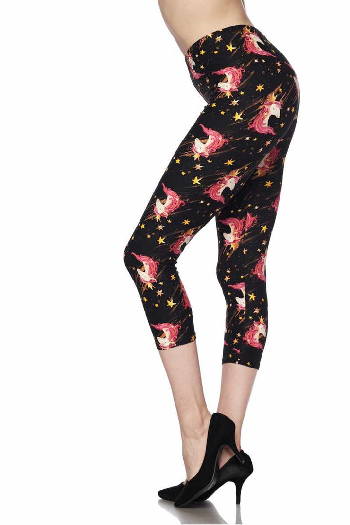 Buttery Smooth Twinkle Unicorn Capris