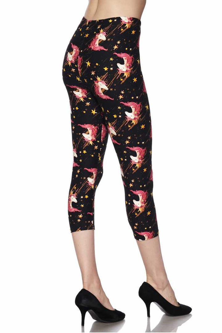 Buttery Smooth Twinkle Unicorn Capris