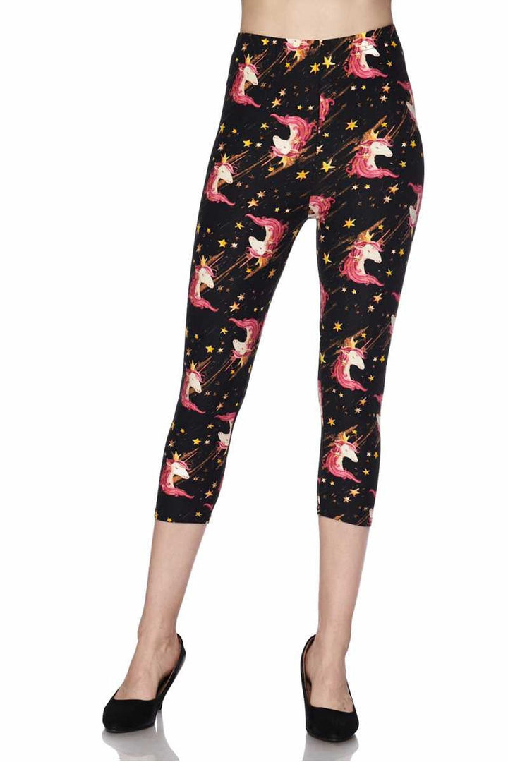 Buttery Smooth Twinkle Unicorn Capris