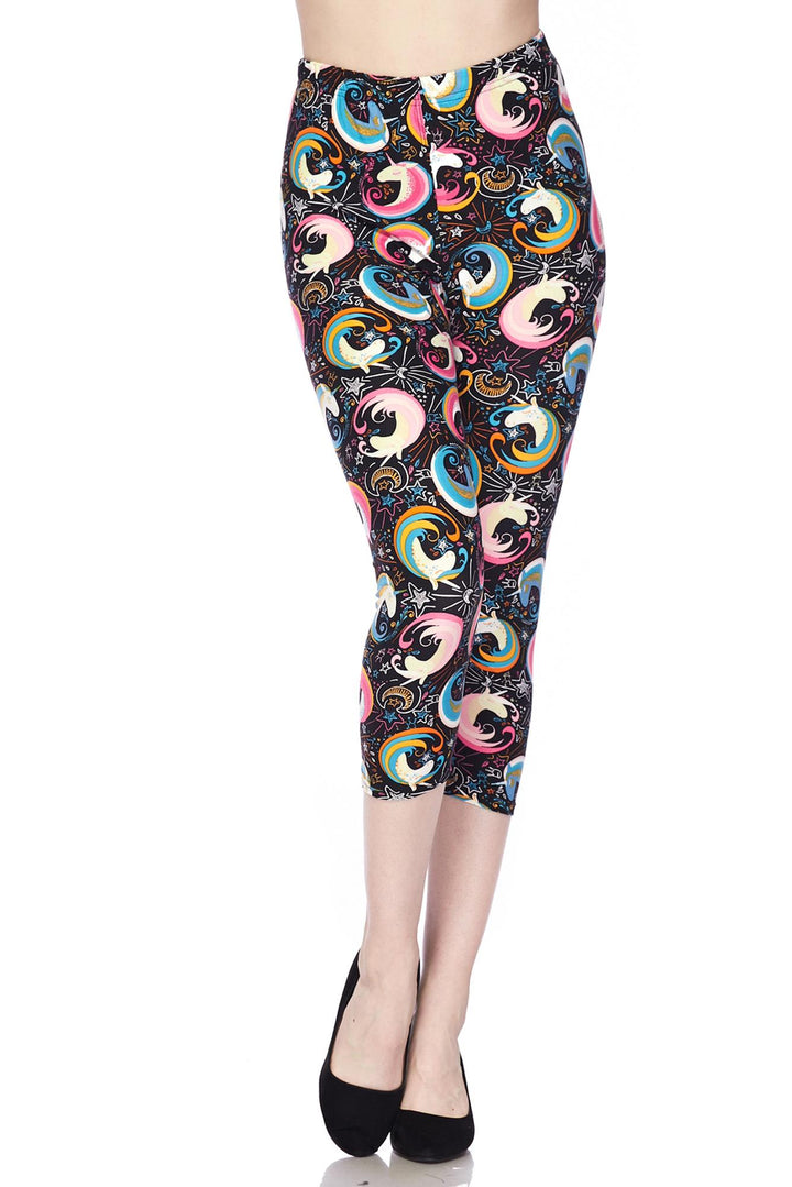 Buttery Smooth Groovy Hip Unicorn Capris