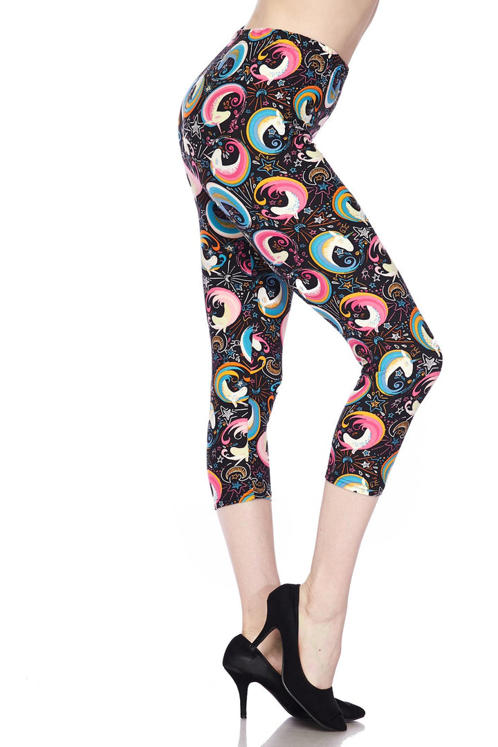 Buttery Smooth Groovy Hip Unicorn Capris