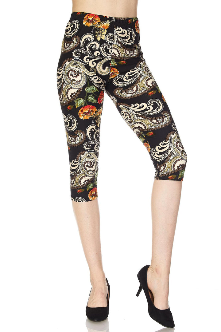Buttery Smooth Elegant Floral Capris