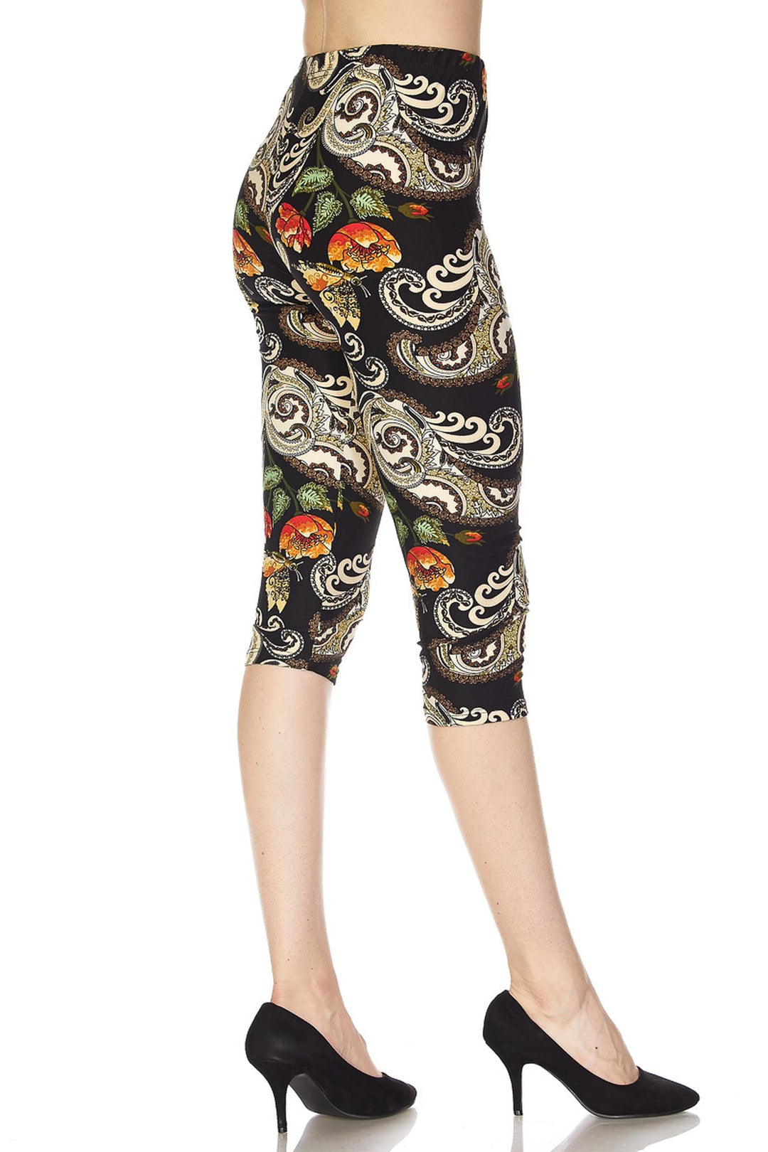 Buttery Smooth Elegant Floral Capris