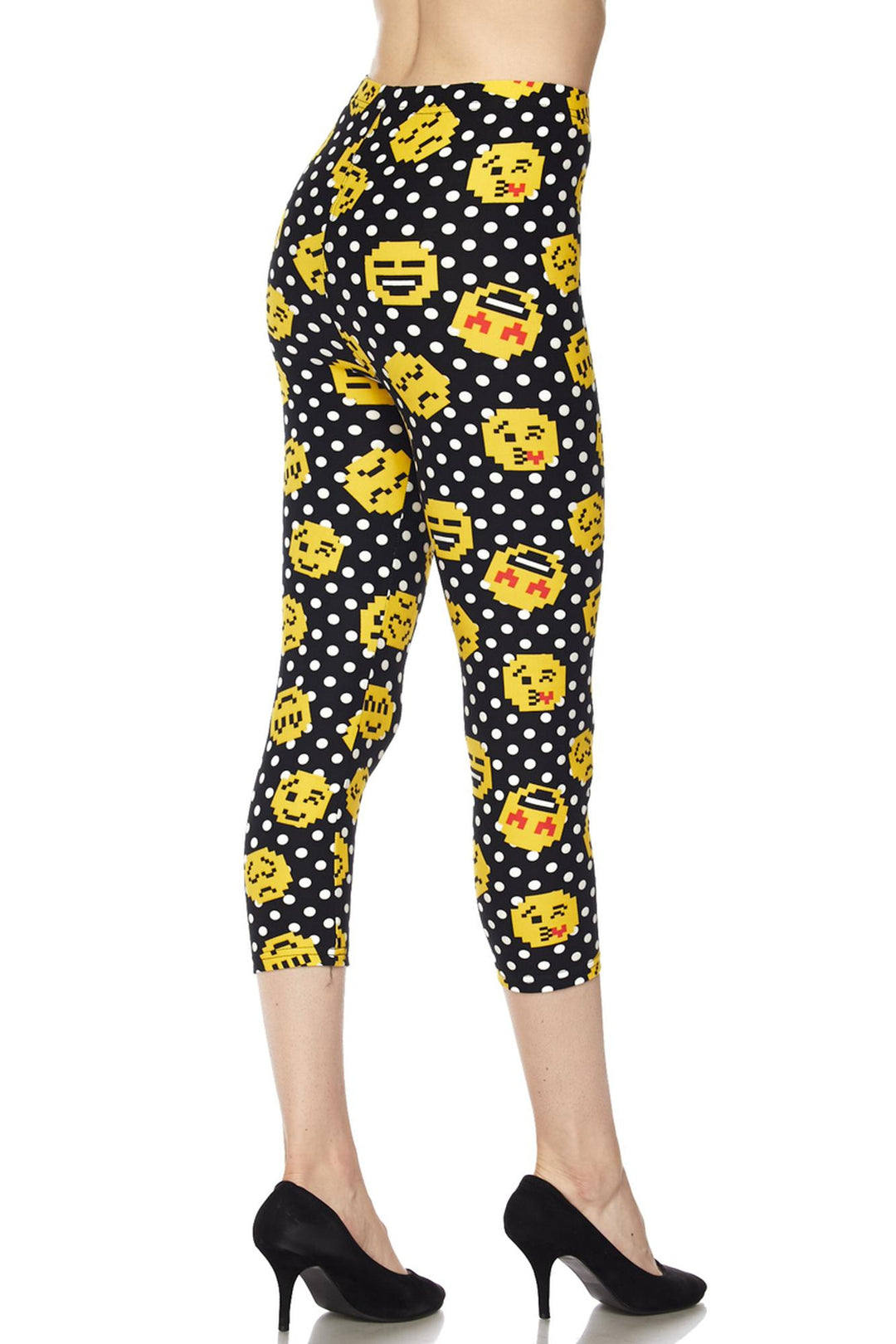 Buttery Smooth Retro Pixel Arcade Emoji Capris