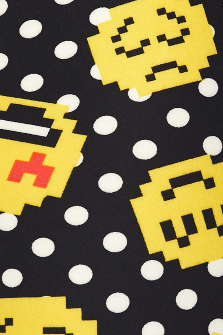Buttery Smooth Retro Pixel Arcade Emoji Capris