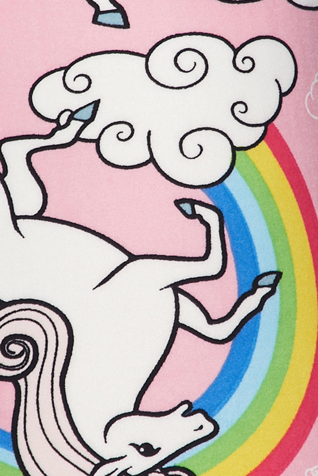 Buttery Smooth Pink Rainbow Unicorn Capris