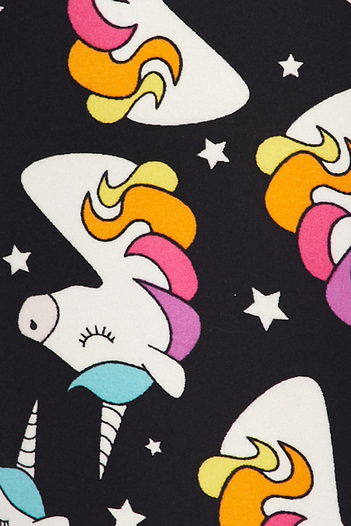 Buttery Soft Dreaming Unicorns Plus Size Capris