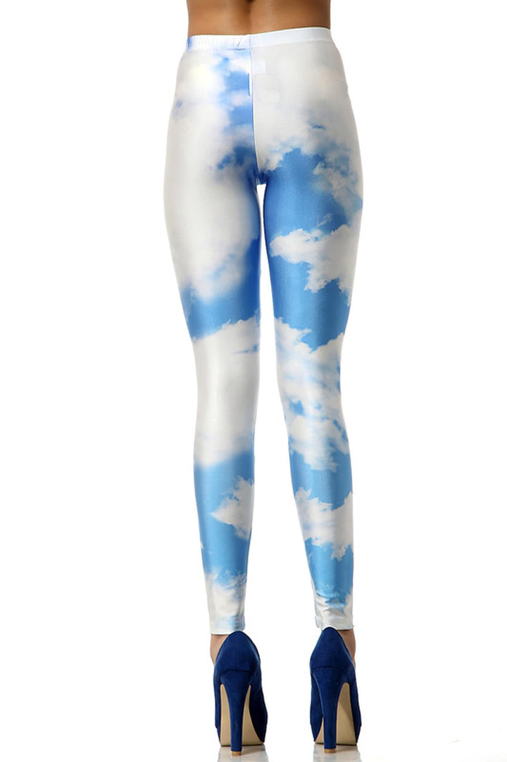 Premium Graphic Blue Skies Leggings