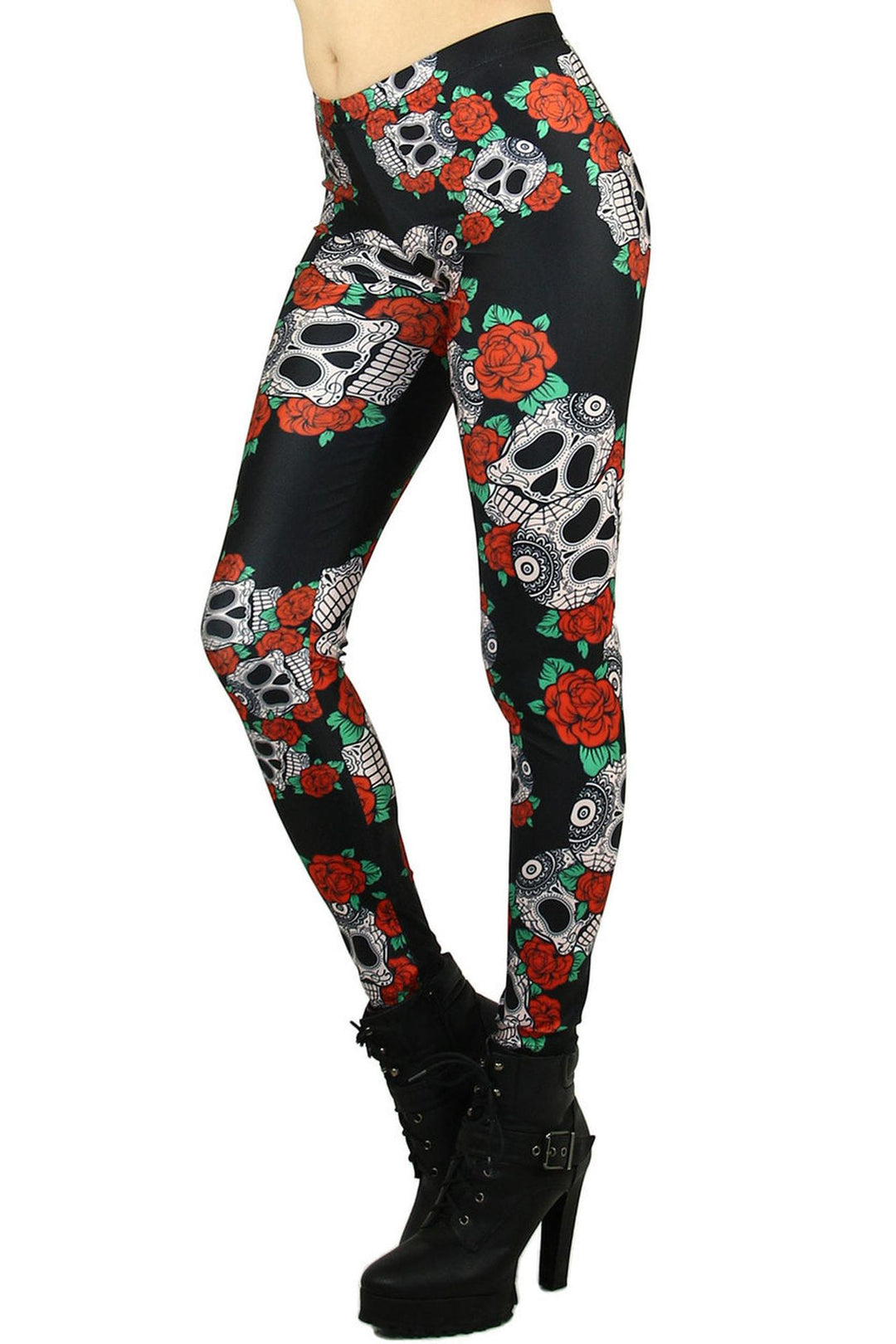 Premium Graphic Skull Leggings