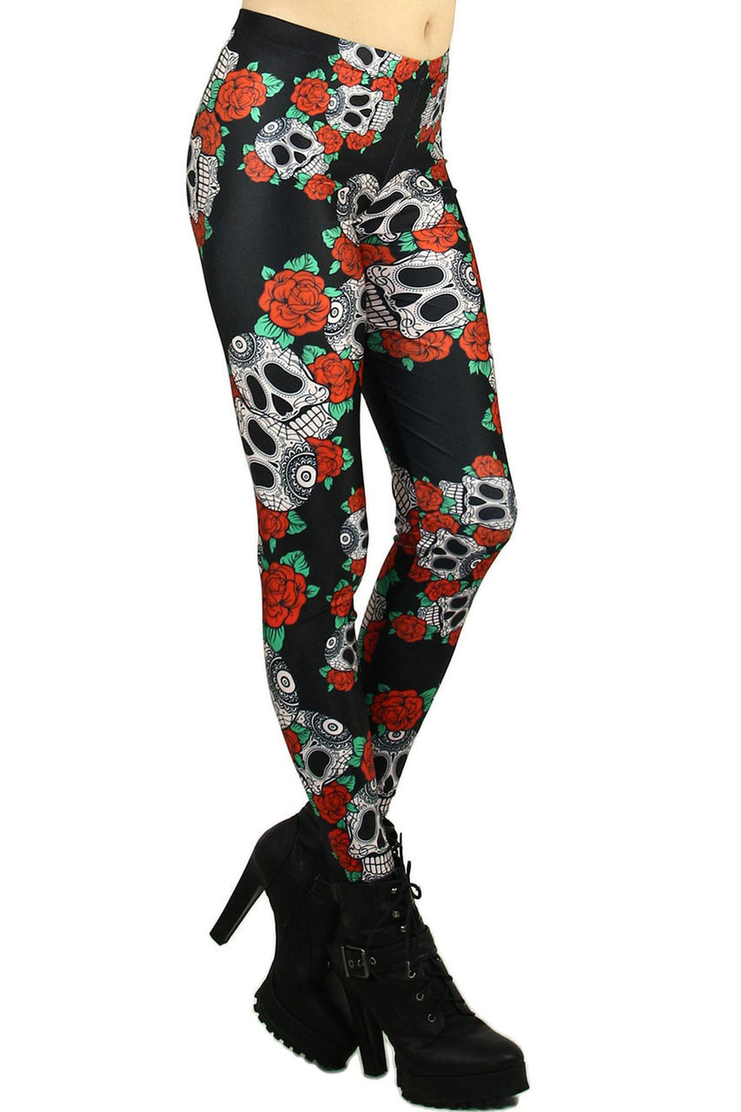 Premium Graphic Skull Leggings