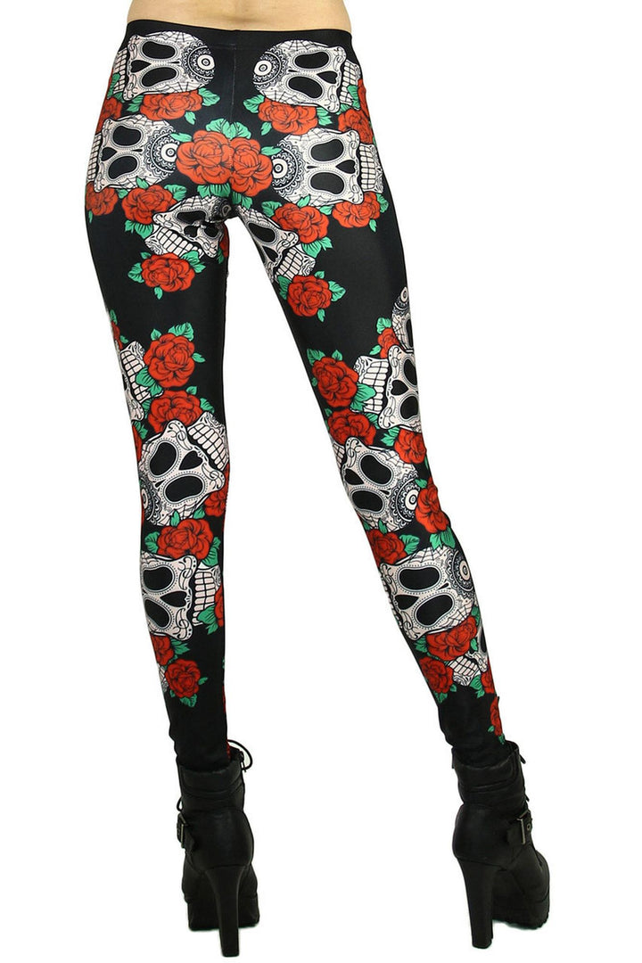 Premium Graphic Skull Leggings