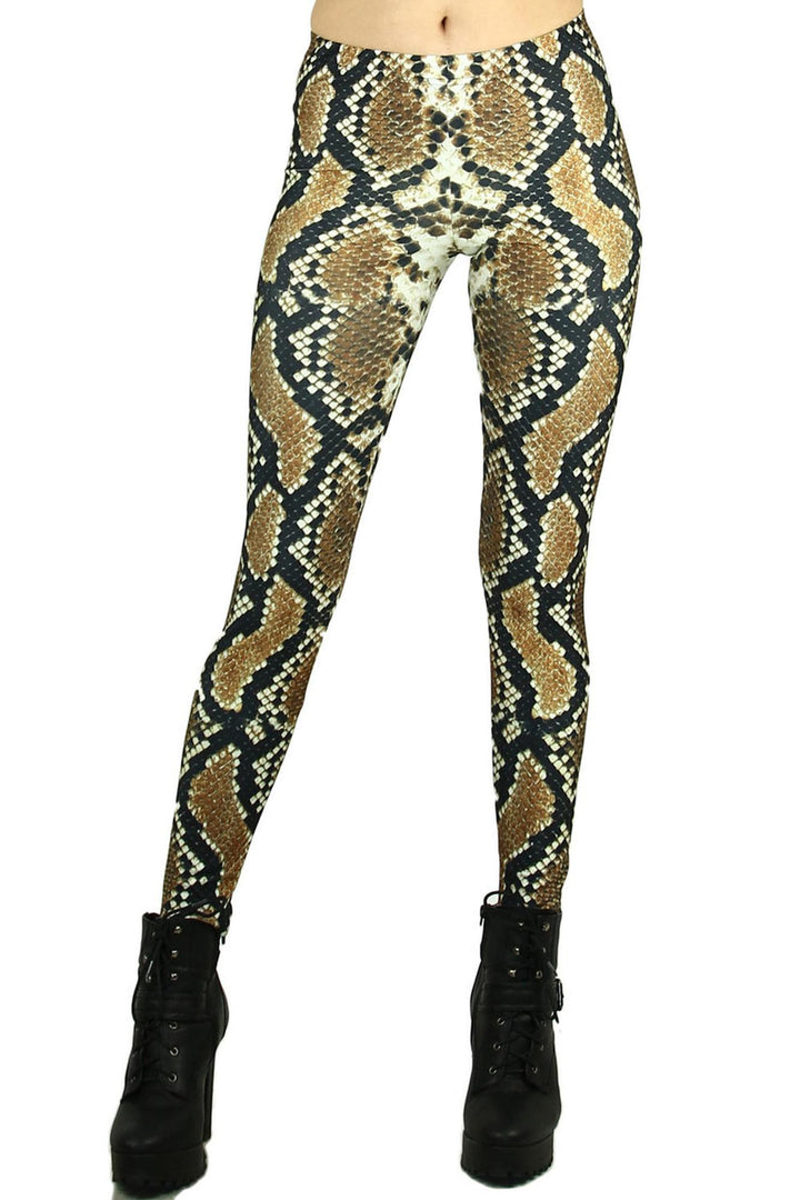 Graphic Printed Sexy Python Leggings
