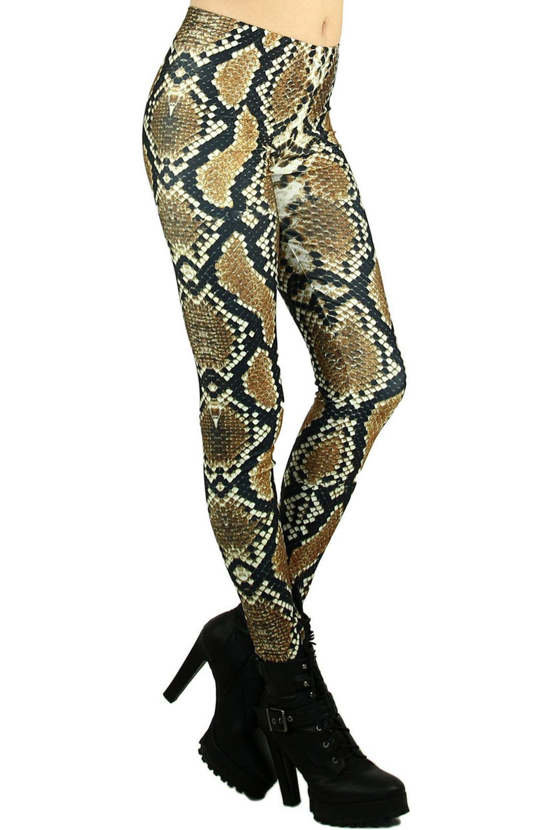 Graphic Printed Sexy Python Leggings