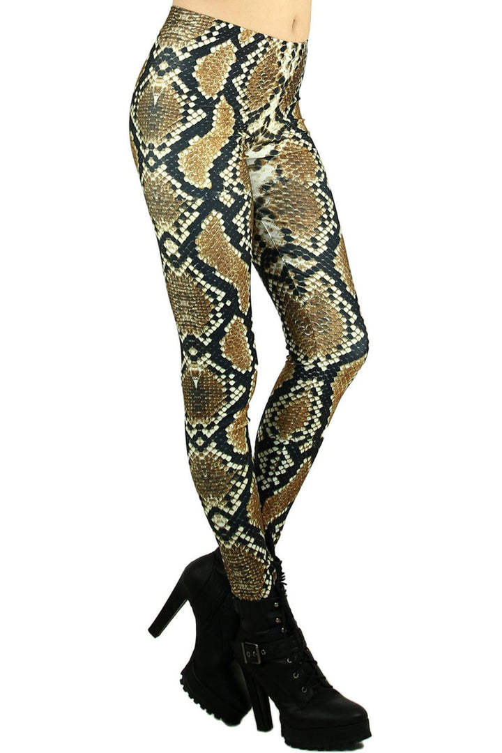 Graphic Printed Sexy Python Leggings