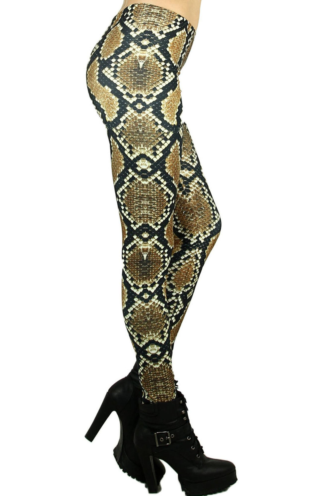 Graphic Printed Sexy Python Leggings