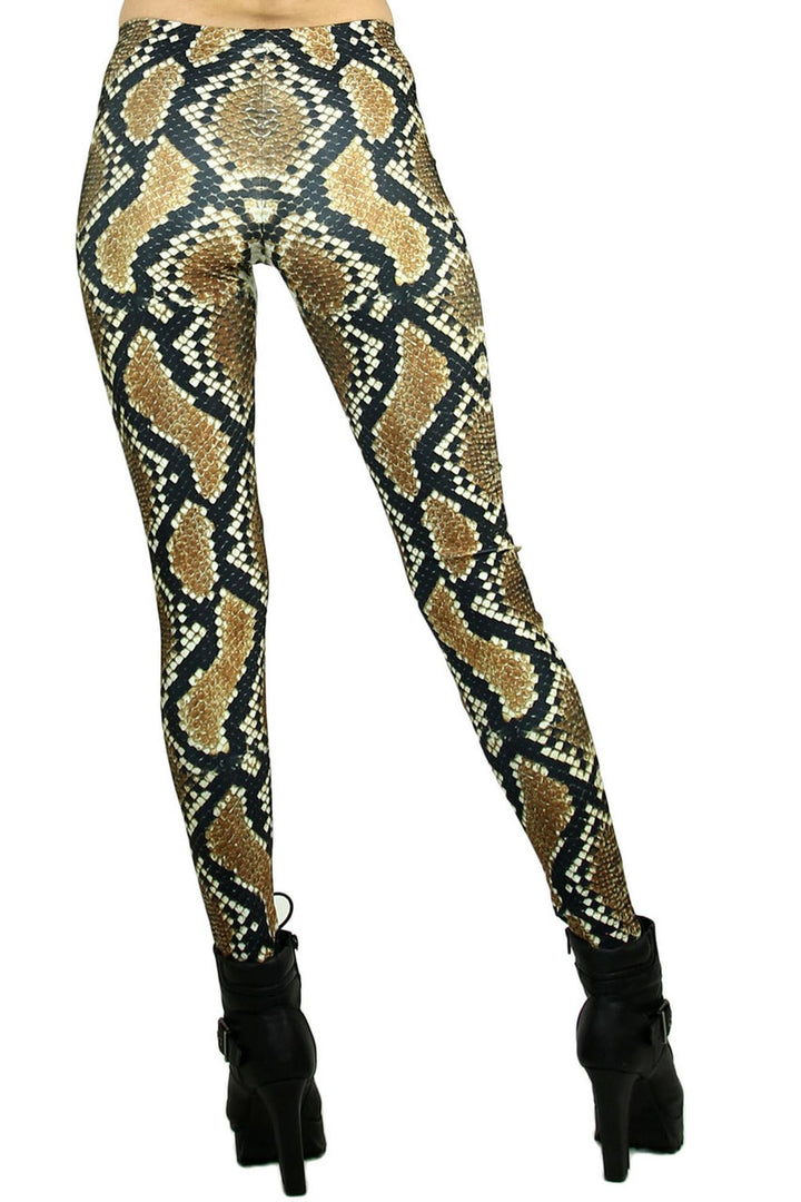 Graphic Printed Sexy Python Leggings