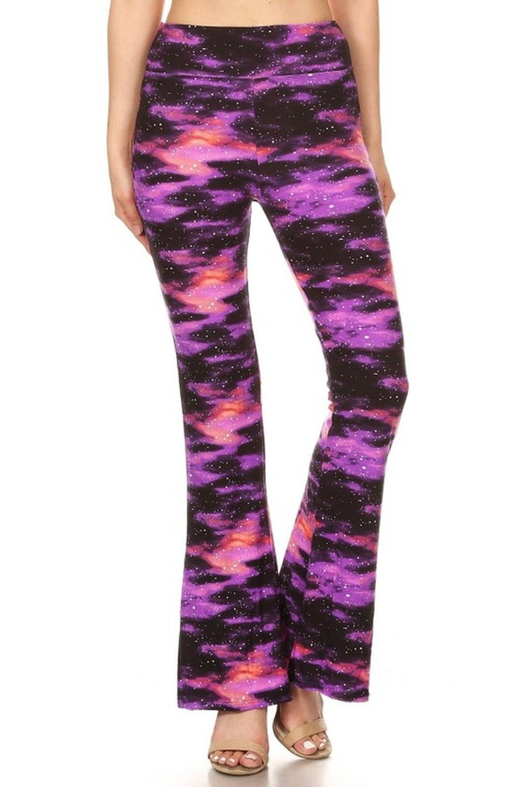 Buttery Soft Purple Mist Bell Bottom Leggings