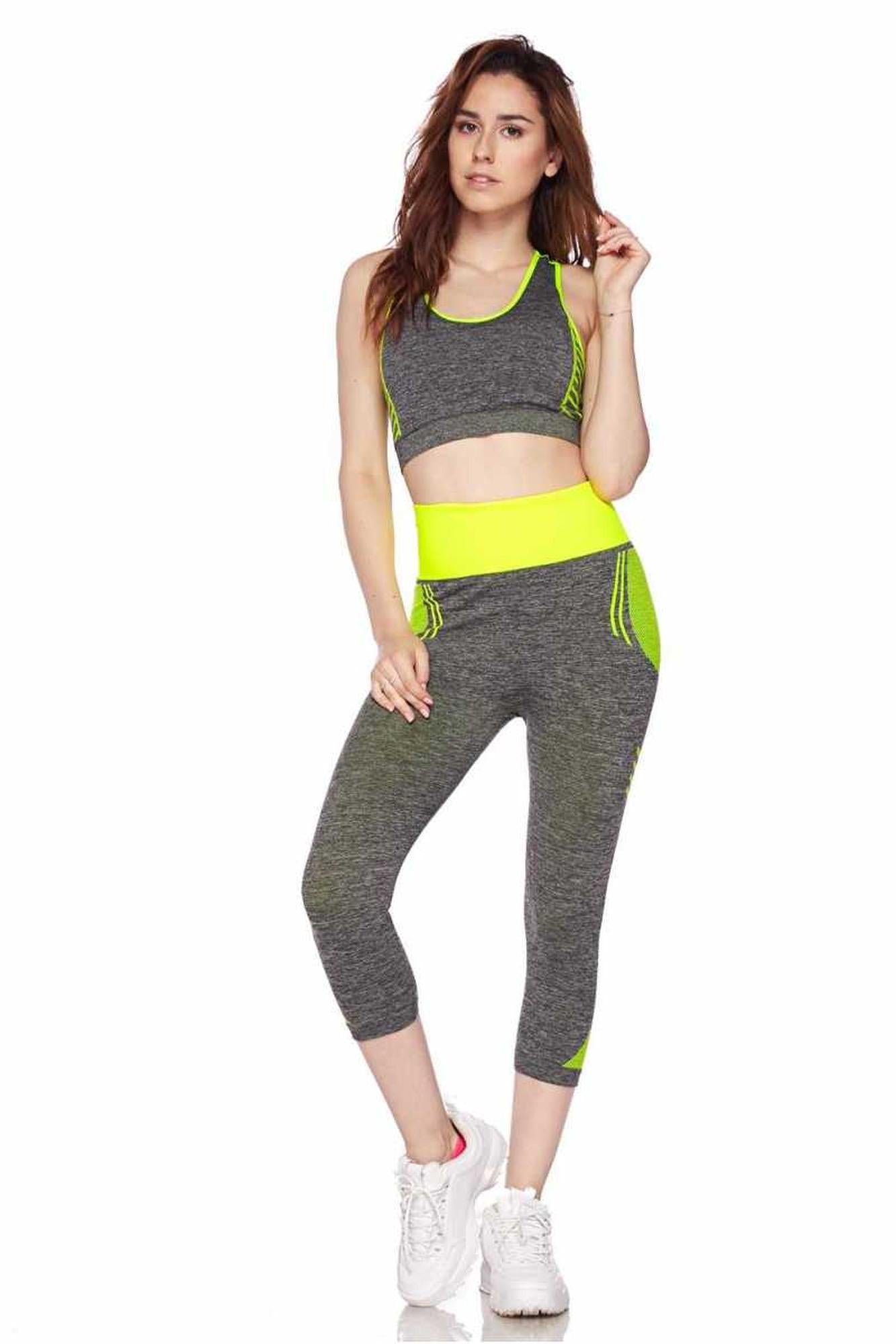 Racerback Tank Top and Capris Activewear Set