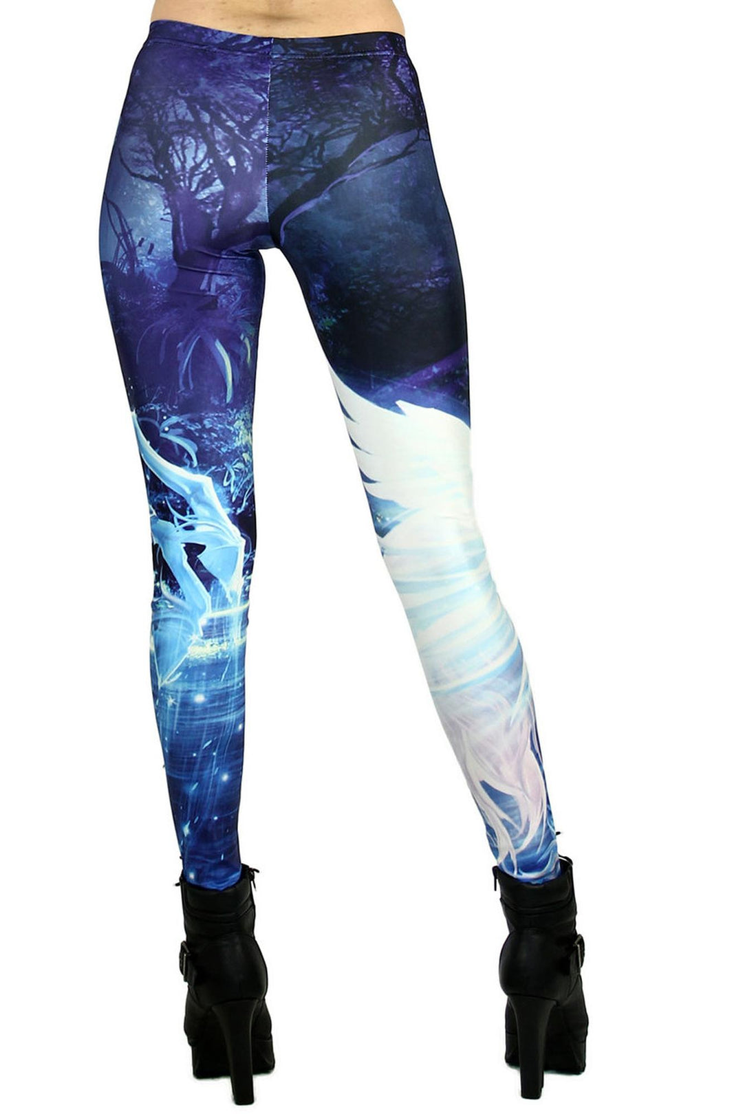 DP-1112KDK - Premium Graphic Leggings Coral Onesize