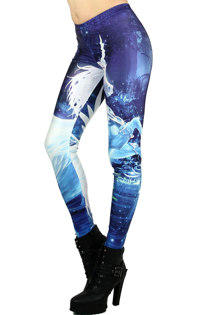 DP-1112KDK - Premium Graphic Leggings Coral Onesize