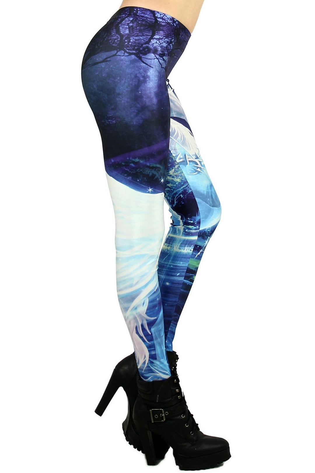 DP-1112KDK - Premium Graphic Leggings Coral Onesize