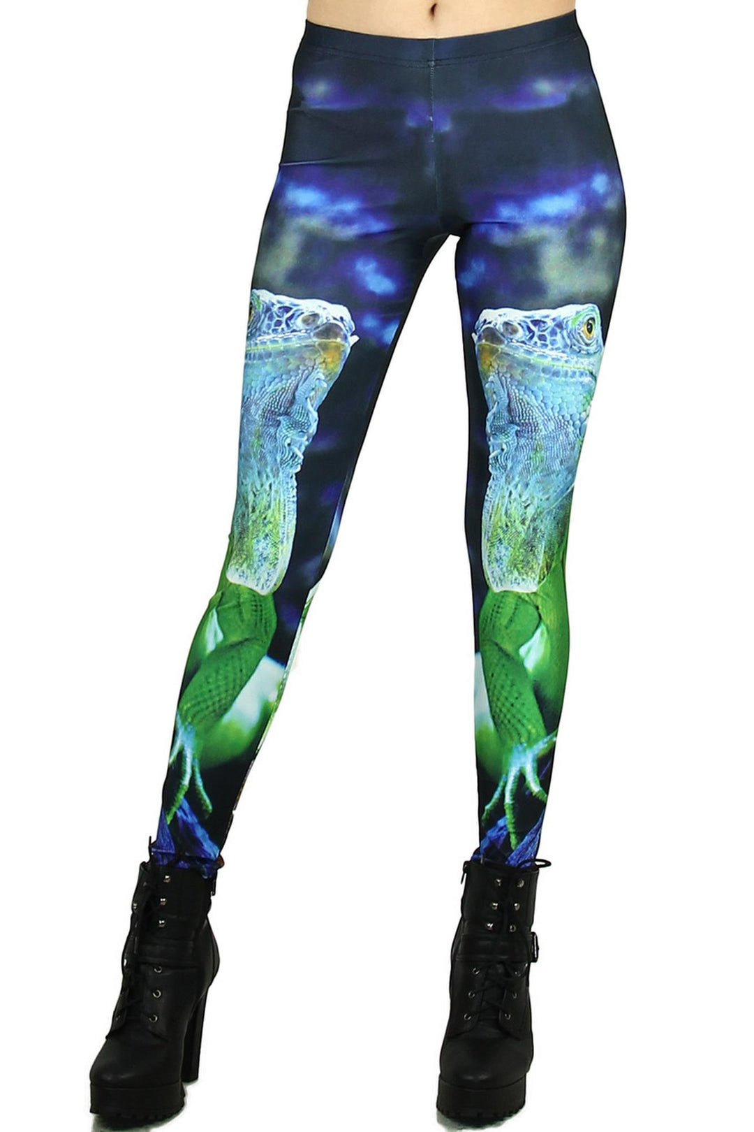 Premium Graphic Iguana Leggings
