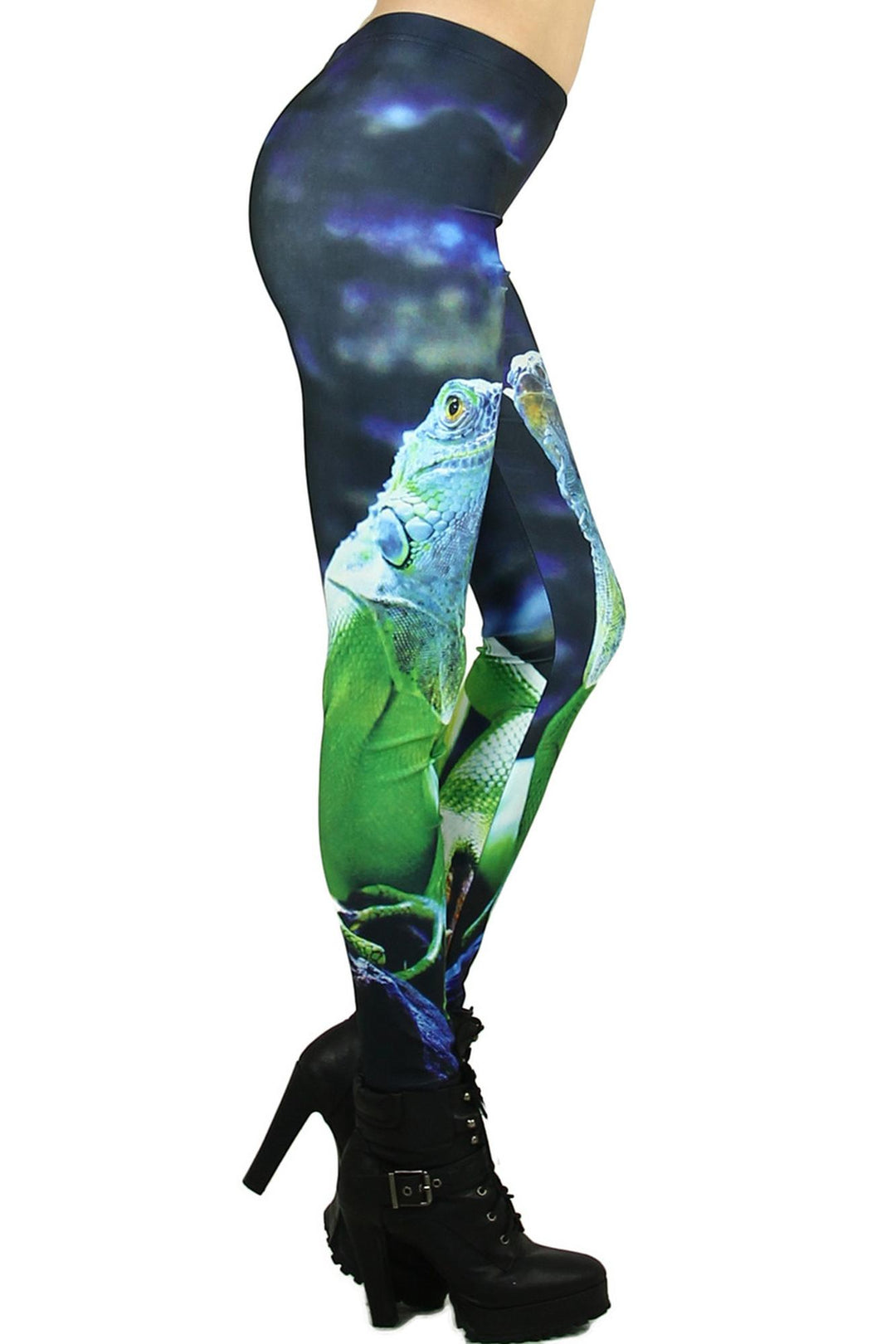 Premium Graphic Iguana Leggings