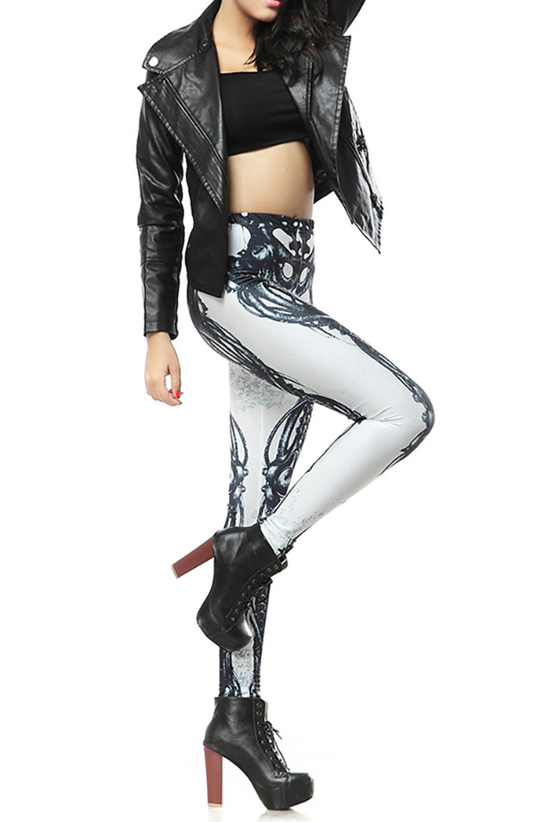 DP-1136KDK - Premium Graphic Leggings
