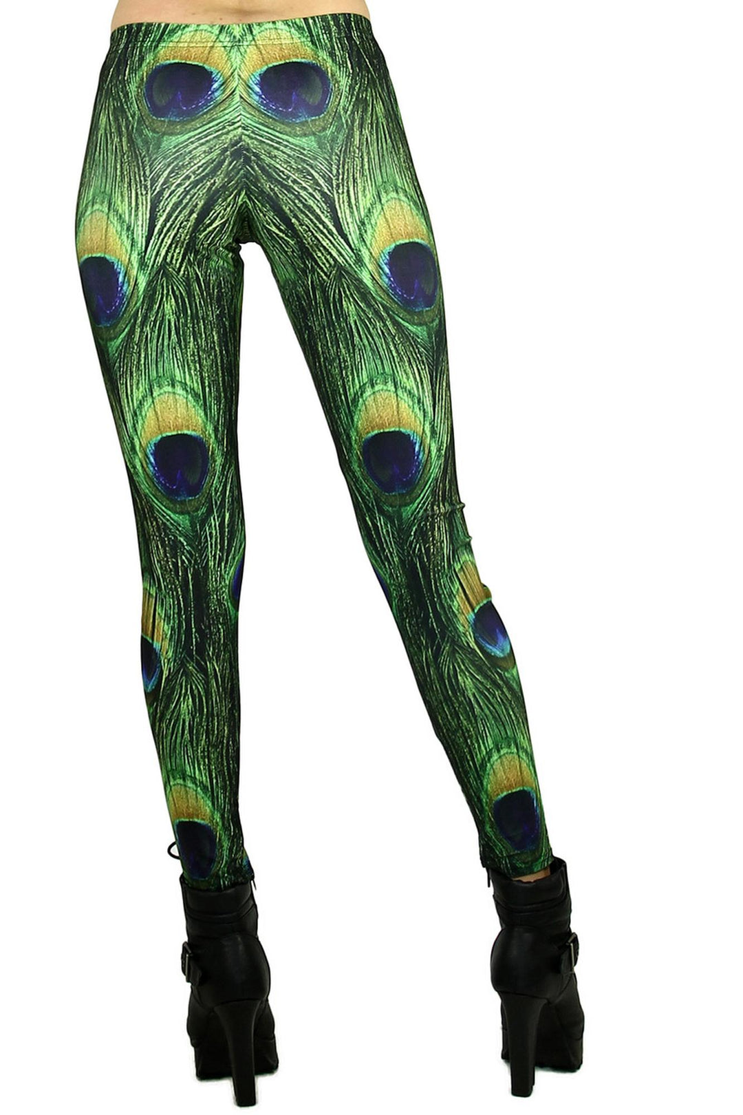 Premium Graphic Peacock Leggings