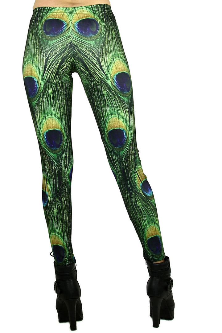 Premium Graphic Peacock Leggings