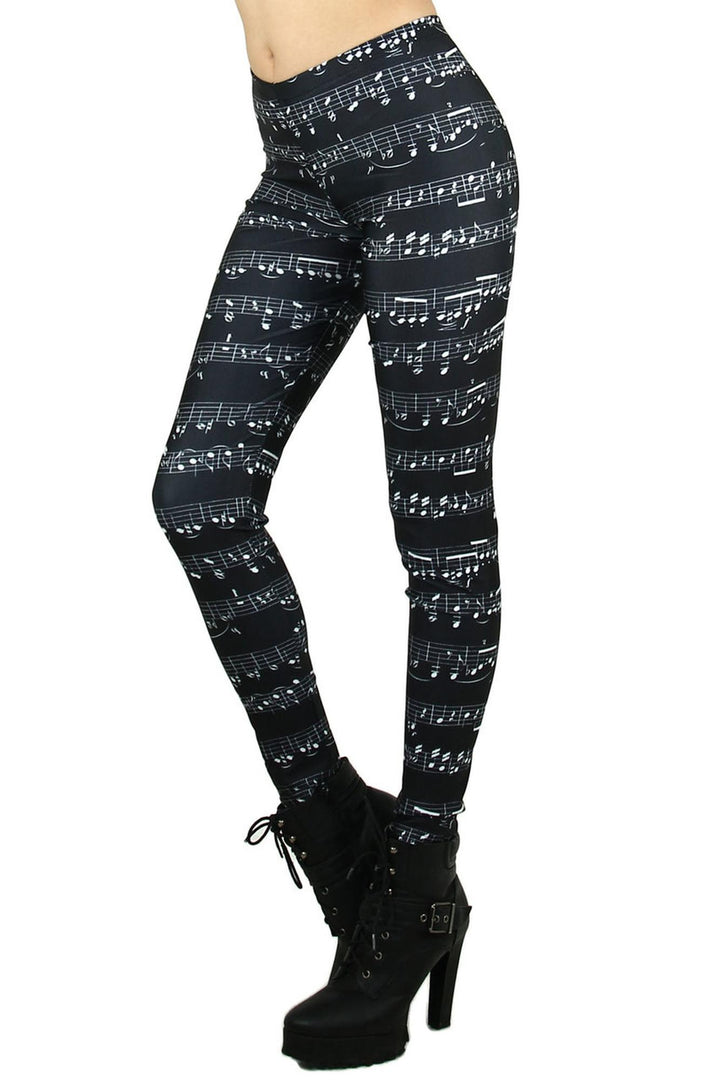 Premium Graphic Musical Leggings