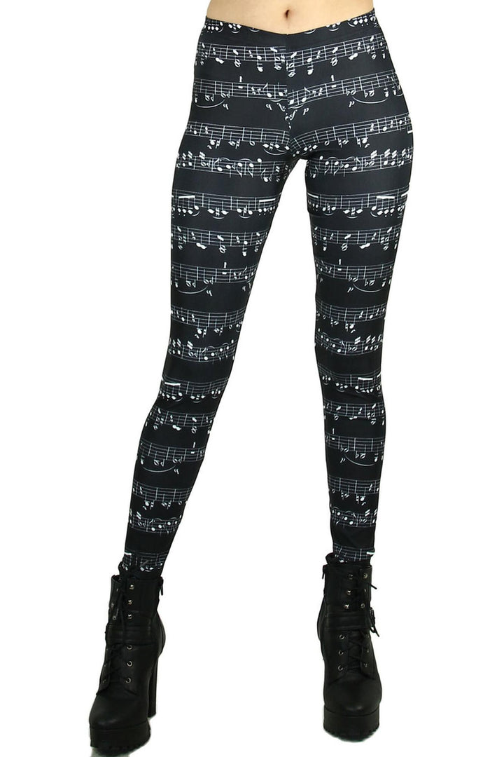 Premium Graphic Musical Leggings