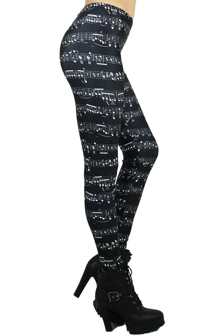 Premium Graphic Musical Leggings