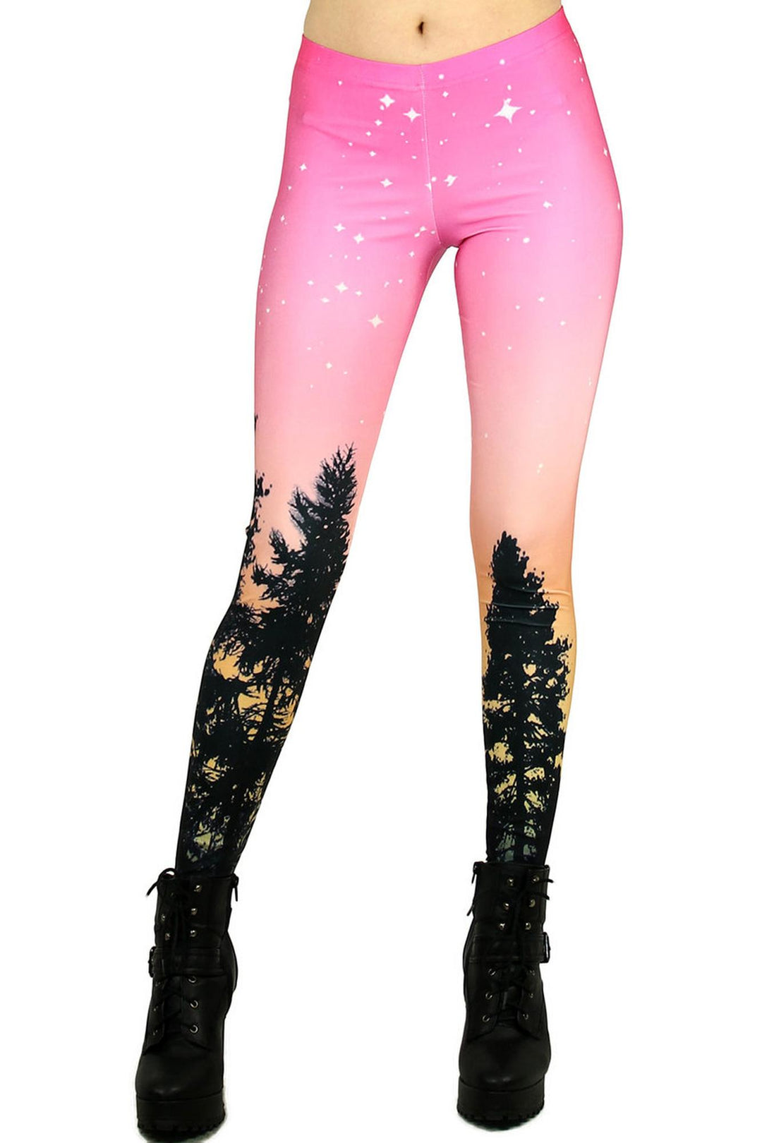 Premium Graphic Pink Horizon Leggings