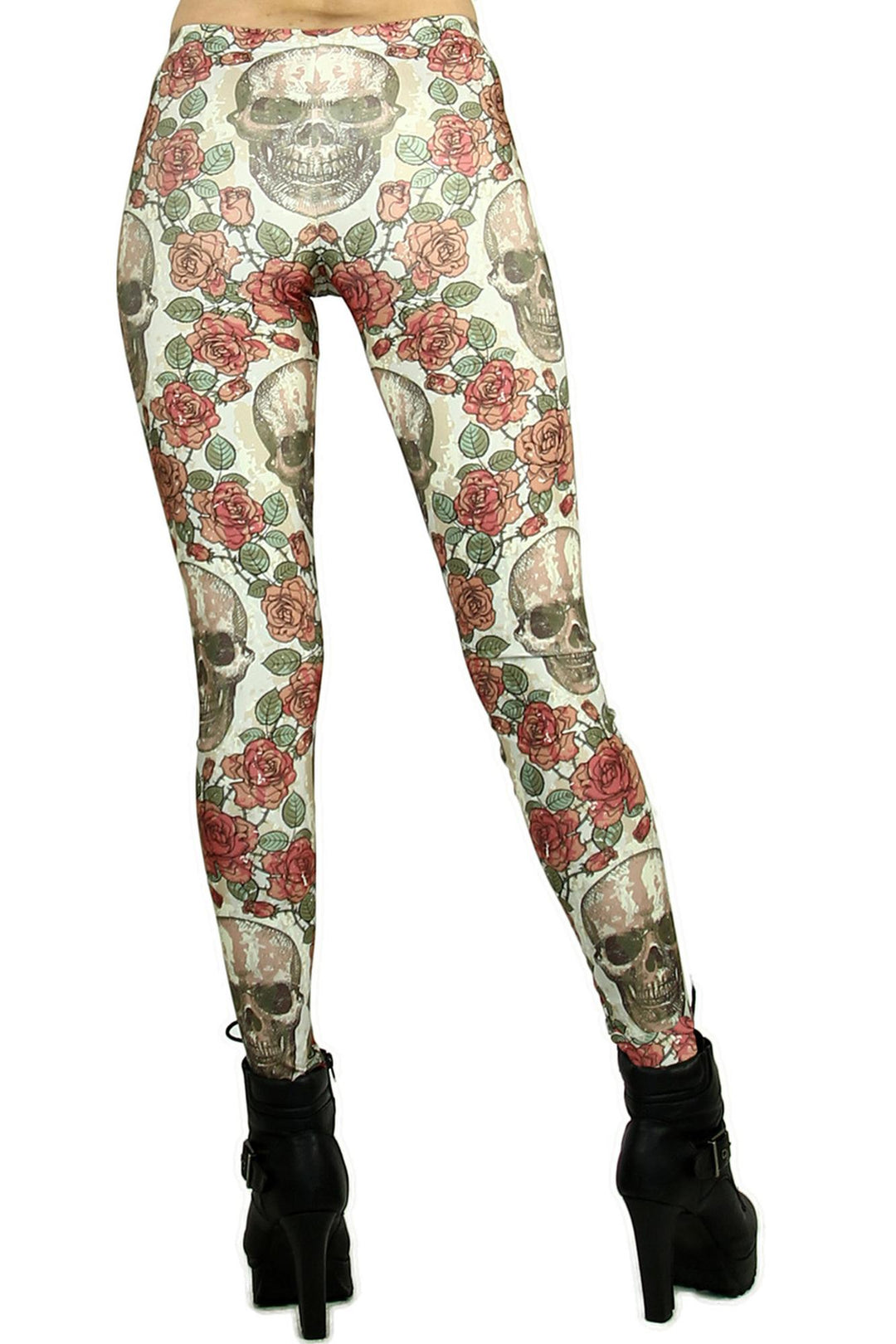 Premium Graphic Old Skull Leggings