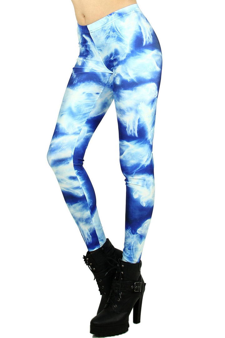 Premium Graphic Print Animal Vapor Leggings